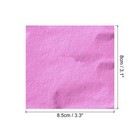 100pcs Foil Sheet Pink Leaf Papers 3 3  X 3 1  For Art Decoration