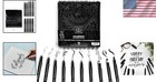 10 Fadeproof Black Ink Calligraphy Pens - Beginner Set For Crafting   Journaling