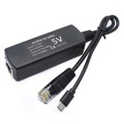 5v Poe Splitter 48v To 5v 2 4a Micro Usb Ieee 802 3af Ip Camera Raspberry Pi