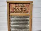 Vintage Dubl Handi Columbus Oh Washboard Co  Scrub Board Double Side Wash Board 