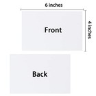 100 Pack Thick Paper Cardstock Blank Heavy Cards Stock For Invitations 