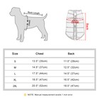 Pet Dog Cat Warm Coat Harness Winter Padded Clothes Puppy Vest Outfit Zip Jacket