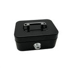 Small Cash Box With Money Tray And Lock  Metal Cash Lock Box With Key