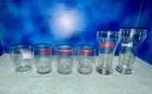 Vintage Hamms Beer Glasses Mixed Lot Of 6
