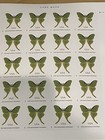 Usps Postage Stamps Sheet Of 20 Non Machinable Luna Moth