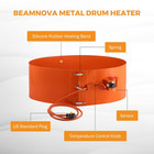 55 Gal Metal Drum Heater  10   70 Inch  Temperature Controller  120v Pail Heatin