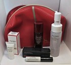 Nwob Shiseido Red  Cosmetic Bag  4pc Anti Aging Skin Care Gift  Set
