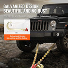 Heavy-duty G80 Tow Chain With J Hook  V-chain Bridle  Grab Hook - 5 16   X 2   1