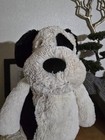 Jellycat Bashful Puppy Dog Jumbo Plush Stuffed Toy Cream Black    really Big   