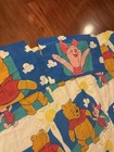 Vtg  Disney Winnie The Pooh  piglet Full Bed Comforter   2 Pillow Cases 90s