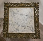 Victorian Brass And Marble Plant Stand