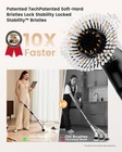 25kg Torque Electric Spin Scrubber Ipx8 Waterproof Led 5 Heads 90min Runtime