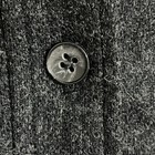 Men   s Vintage Jack Winter 80  Wool Button Close Shirt Jacket Size Medium Gray