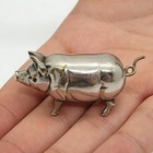 Vintage Pig For Mini Tape Measure  Charming Collectible For Sewers   Crafters