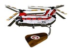 Columbia Boeing Ch-47 Chinook N472ch Desk Top Display Model 1 48 Sc Helicopter