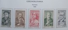 Czechoslovakia- 1960 - Lot Of Stamps  On Album Page - Used