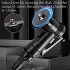 Mini Pneumatic Chamfering Tool     30 000rpm  Precise C   R Edge Deburring