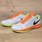 Nike Federer Zoom Vapor Tour 9 5 White Orange Neon 631458-107 Mens Size 12 5