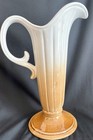 Rare Mcm Grecian Style Royal Haeger Pitcher vase  Ombre Brown To White Glaze