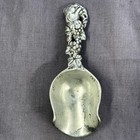 Arthur Court Ice Bucket W  Scoop Glass   Silver Metal Applique