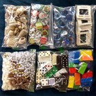 Collage Artist Supply Lot  Bulk 9 Lb Box Odd Unique Mixed Craft Supplies Art Set