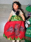 Lot Of 5 - Antique vintage Handmade South American Folk Art Dolls -free Shipping