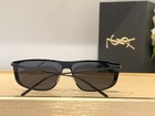 Saint Laurent Ysl Black Metal Frame Sunglasses Unisex Designer Dark Lens Eyewear