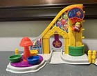 Fisher Price Little People Surprise Sounds Fun Park Set 2003 Airplane Ride Works
