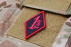One Percenter Outlaw Biker Motorcycle 1 er Harley Black red Morale Patch Hook