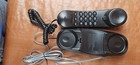 Ge Slimline Corded Phone W  Caller Id  Waiting  Wall Mount  White black Tested