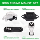 Engine Motor Transmission Mount Kit Compatible With 2013-2019 Sentra
