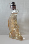 Rare Vintage Depose Kefla Half Moon W Face Celestial Bottle Full