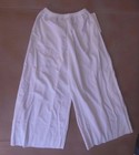 Wide Leg Praise Pants Liturgical Dance Praisewear White Ch adult Sizes 71734