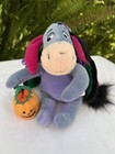 Disney Store Halloween Eeyore In Bat Costume Mini Bean Bag Plush Retired Nwt