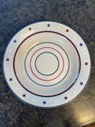 Longaberger Pottery Pasta Bowl 40oz Starburst Americana Patriotic Red White Blue