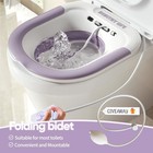 Electric Sitz Bath - Purple For Postpartum   Hemorrhoid