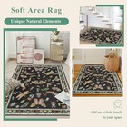  Insect 3x5 Area Rug Washable Rugs For Entryway Soft Throw Rugs With Rubber 
