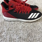 Adidas Stabil X Men s Shoes Size 14 Black Red Indoor Boost Handball Court New