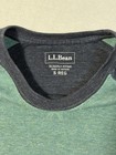 L l bean Men s Slightly Fitted Cotton Knit Crewneck Raglan Sweater S