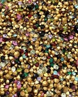 200 Vintage Preciosa Crystal 3mm To 4mm Small Rhinestones - Jewelry Repair J53