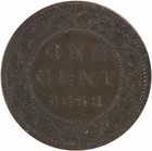 1858 Canada 1 Cent Km1 Vf Uncertified  531