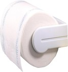 Deluxe Wall Mount Paper Towel Holder  Under Cabinet  Screws Included  White 