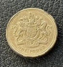 1983 One British Pound Gb Queen Elizabeth Ii With Upside Down Error - Rare 