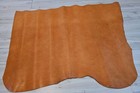 5-6oz Veg Tan Saddle Tan Dbl Shoulder Tooling Leather Hide Full Grain Firm 11 sq