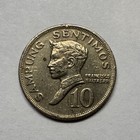 1968 Philippines 10 Sentimos - Beautiful Coin -  b-029