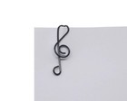100 Count Black Music Clef Note Shaped Paper Clips Music Teacher