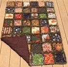 Autumn fall Rag Quilt Handmade Usa  215