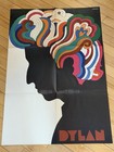 Bob Dylan Poster By Milton Glaser Original New Folded In Album Since 1967 New