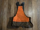 Filson Tin Game Bag   Dark Tan blaze Orange   Size Regular   Made In Usa   Rare