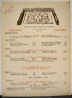 1967 Marc Annibal De Coconnas Restaurant Menu 2 Bis Place Des Vosges Paris Fr